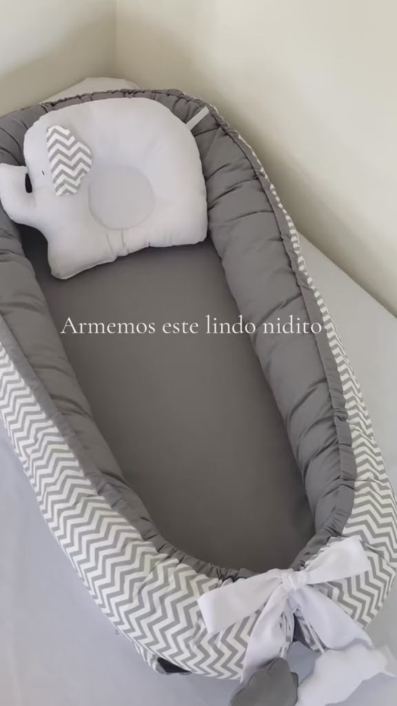 Baby Nest for Newborn – Soft Baby Lounger